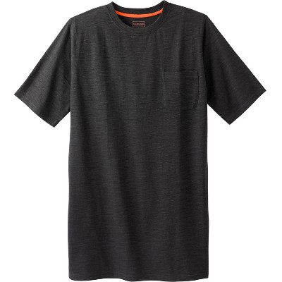 Boulder Creek by KingSize  Heavyweight Longer-Length Pocket Crewneck T-Shirt