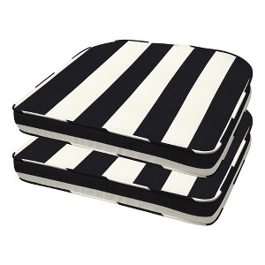 Honeycomb Outdoor Rounded Seat Pad (2-Pack) - 1 of 4