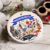 Artistic Massachusetts State Themes and Landmarks Christmas Ornament| OrnamentallyYou - 4 of 4