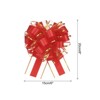 Unique Bargains Christmas Wedding Car Basket Gift Wrapping Big Pull Bow 5 Pcs - 2 of 4