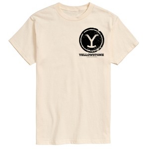 Men's - Yellowstone - Y Brand Stamp Oversized Short Sleeve Graphic T-Shirt - 1 of 4