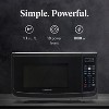 Farberware 1000-Watt 1.1 Cu. Ft. Countertop Microwave Oven With LED Lighting and Child Lock, Retro Black - 2 of 4