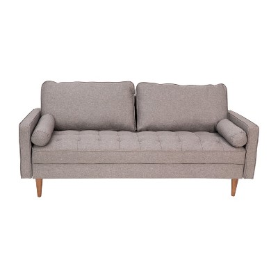 HOMCOM Modern 3-Seater Sofa 78 Thick Padded Comfy Couch with 2