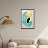 Art Remedy Abstract Earring Contemporary Shapes Abstract Wall Art Framed - 2 of 4