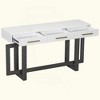 KIGFTSOD White Elegant Console Table with Three Drawers, Extra Long Entryway Table for Entryway, Hallway, Living Room, Foyer, Corridor - 3 of 4