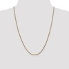 Black Bow Jewelry 1.8mm 14k Yellow Gold Solid Diamond Cut Spiga Chain Necklace - 2 of 4