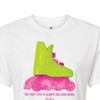Women's - Barbie - Rollerblading Barbie the Movie Cropped Graphic T-Shirt - 2 of 4