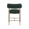 Meridian Furniture,Blake Green Boucle Fabric Counter Stool, Set of 2 - 2 of 4