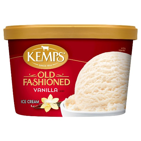 Kemps Old Fashioned Vanilla Ice Cream - 48oz : Target