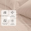 LISM 100% Cotton Fitted Sheet Deep Pocket Fitted Sheet, Fits Mattress Upto 16" - 2 of 4