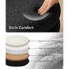 Gericco 17" in Diameter Round Ottoman with Storage for Living Room Foot Stool Modern Upholstered Vanity Stool Ottoman Foot Rest, Set of 2 - 4 of 4