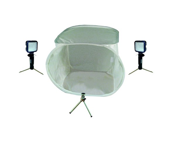American Recorder Built-in Diffuser Camcorder Light - White (SIB-078)