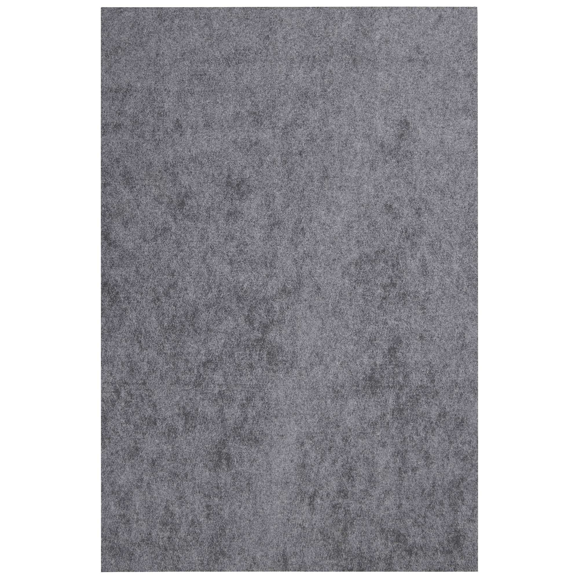 Karastan 4'x6' All Purpose Rug Pad Gray: Skid-Resistant Rectangle, Latex Backing, Area Rug Padding