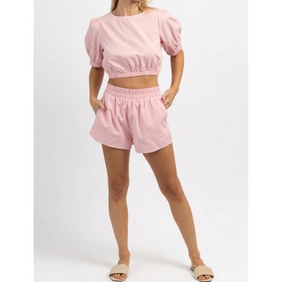 Women's BARCELONA LINEN SHORT SET - day + moon