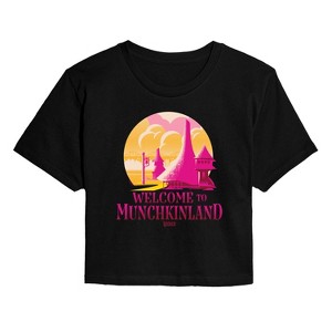 Women's - Wicked - Munchkinland Cropped Graphic T-Shirt - 1 of 4