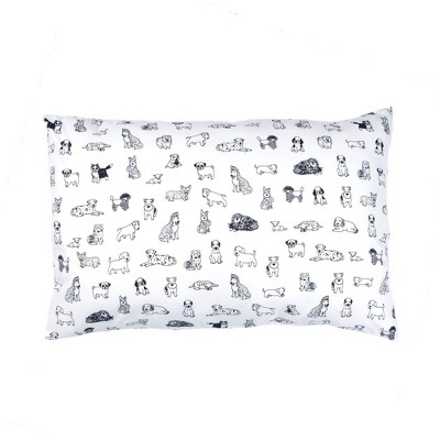 Image of Tadpoles 3-Piece Dog Sketch Sheet Set | 1 Twin Flat Sheet, 1 Twin Fitted Sheet & 1 Queen Pillowcase