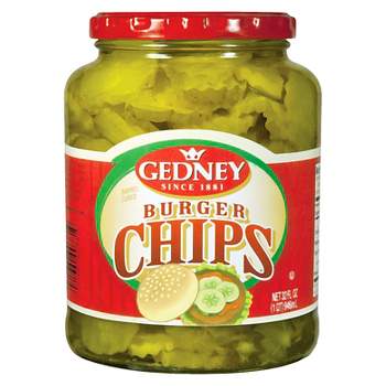 Gedney Pickles Burger Chips - 32oz