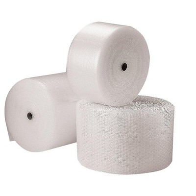 The Packaging Wholesalers 1/2" 48" x 250` Slit 16" Perfed 12" Large Bubble ... (3 rolls/bundle)