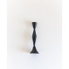 Slickblue Hand Forged Iron Taper Candle Holders, Black or Brass Finish Metal Stands in Small and Large Sizes - 2 of 4