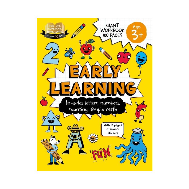 Help with Homework: 3+ Early Learning - by  Igloobooks (Paperback), 1 of 2