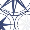 Metal Stars Indoor Outdoor Compass Wall Decor Blue - Olivia & May: Iron Artwork, Vertical Display - 3 of 4