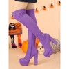 Allegra K Women's Round Toe Platform Block Heel Over Knee High Boots - 2 of 4