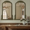 Beautyolove 24 in. W x 36 in. H Antique Arched Wood Framed Wall Mirror Decorative Wall Mirror - 2 of 4