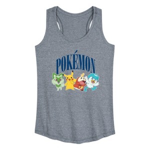 Women's - Pokémon - Scarlet & Violet Collegiate Graphic Racerback Tank - 1 of 4
