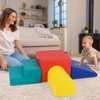 Costway Kids Climb and Crawl Activity Playset Blocks w/ Waterproof PU Cover EPE Foam - 3 of 4