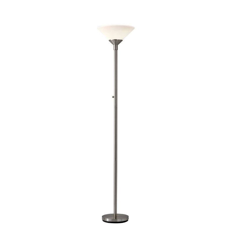 Aries Floor Lamp Gray - Adesso, 1 of 5