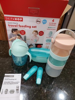 Skip Hop Grab & Go Stackable Formula to Food Container Set