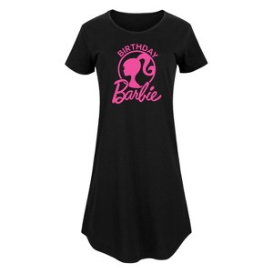 Women's - Barbie - Birthday Graphic T-shirt Dress - 1 of 4