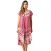 Riviera Sun Batik Tie Dye Summer Dress Beach Cover Up - 2 of 4