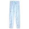 Sleep On It Girls 2-Piece Velour Pajama Pant Sleep Set - 3 of 4