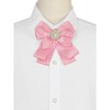 Elerevyo Women's Ribbon Brooch Necktie Pin Bow Tie with Pearl - 4 of 4