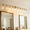 BAOURE Modern Vanity Light, Bathroom Light Fixtures for Expansive Bathrooms, Wall Lamp with Clear Glass for Mirror, Living Room - 3 of 4