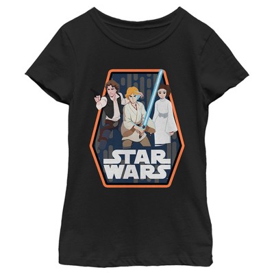 Girl's Star Wars Galaxy of Adventures Character Four Square T-Shirt – Fifth  Sun