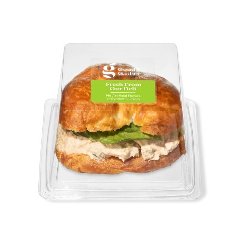 Rotisserie Chicken Salad Croissant Sandwich - 7oz - Good & Gather™ : Target