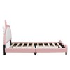 CAVINAS Twin/Full Size Modern Upholstered Platform Bed with Unique Headboard,Wooden Bed Frame for Kids Room,Bedroom - 4 of 4