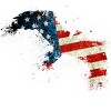 Men's Design By Humans M'erica Eagle 2 By designpro44 T-Shirt - 2 of 4