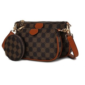 MKF Collection Evanna Women’s Vegan Leather Crossbody Shoulder Bag by Mia K - 1 of 4