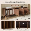 LOVSON 70" Mid-Century Modern TV Stand, Media Console Table for TVs up to 80'', Entertainment Center with 5 Solid Wood Legs for Living Room, Bedroom - 4 of 4