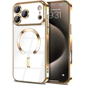 Entronix [Magnetic] Case Compatible with iPhone 17 Pro Max - [Clear Back] Luxury Glossy Cover - 1 of 4
