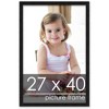 PosterPalooza | Simple Black Picture Frame - UV Acrylic, Foam Board Backing, Hanging Hardware - 2 of 4