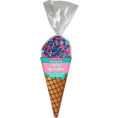 Candyville Ice Cream Mermaid Sprinkle Topping Cone 3 5oz Target