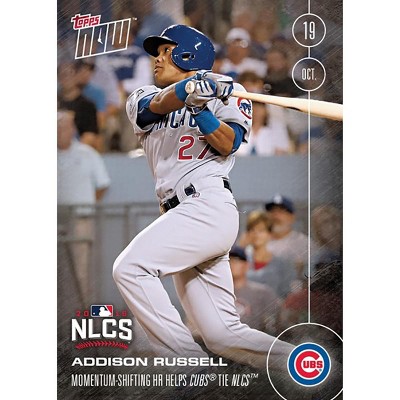 Topps MLB Chicago Cubs Addison Russell #607 2016 Topps NOW Trading Card