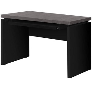 Monarch Specialties Computer Desk Home Office Laptop 48InchL Work Laminate Black Grey Contemporary Modern - 1 of 4