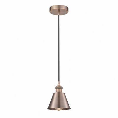 Smithfield - 1 Light Cord Hung Mini Pendant In Industrial Style-8.25 Inches Tall and 6.5 Inches Wide