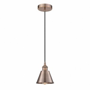 Smithfield - 1 Light Cord Hung Mini Pendant In Industrial Style-8.25 Inches Tall and 6.5 Inches Wide - 1 of 1