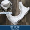 DMI Toilet Squatting Posture Stool, 7" Height, Low-Profile, Minimal Design for Bathroom Aesthetic - 3 of 4